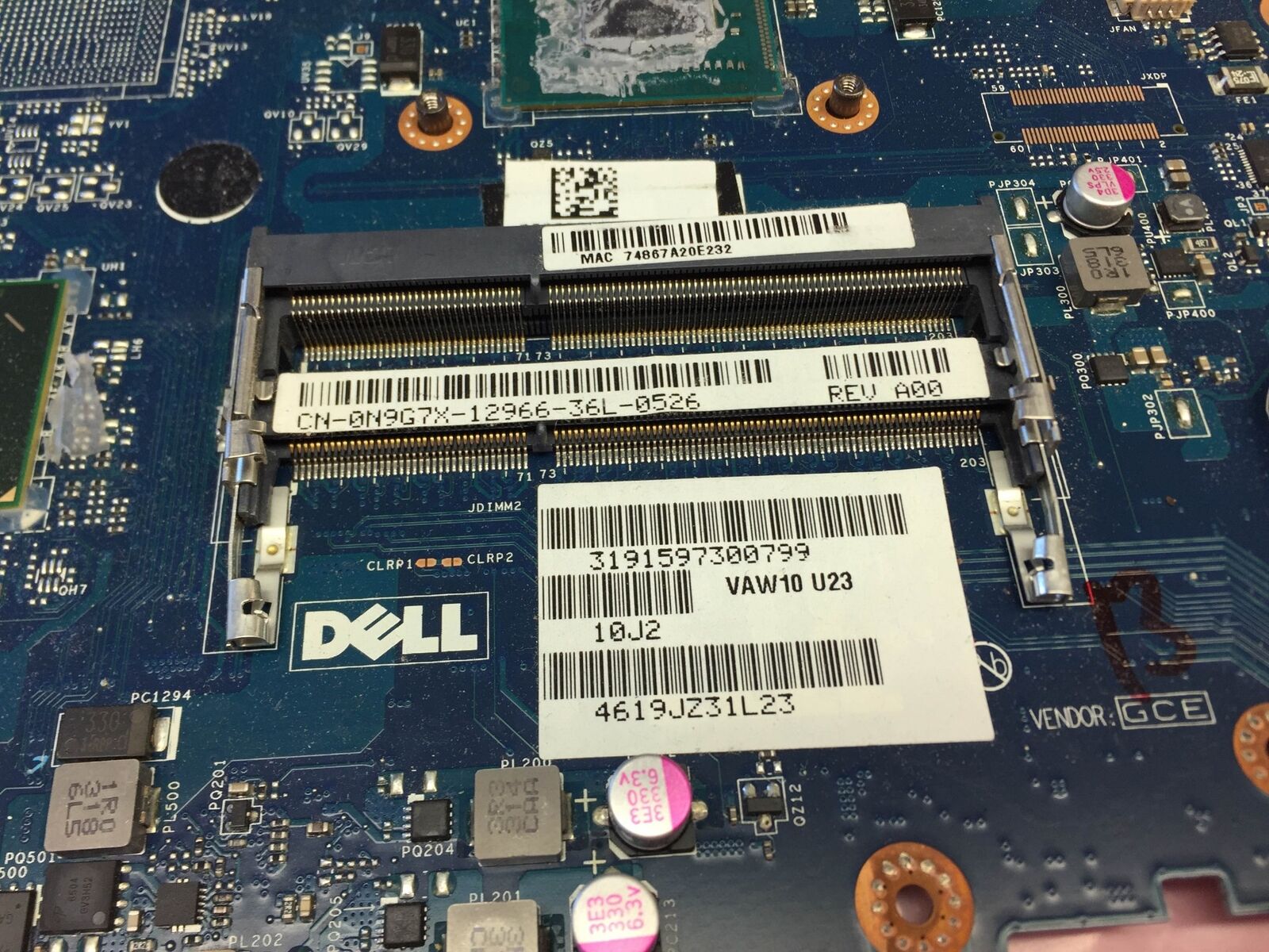 Main Inspiron 5721 -3721 CPU i5 LA-9102P