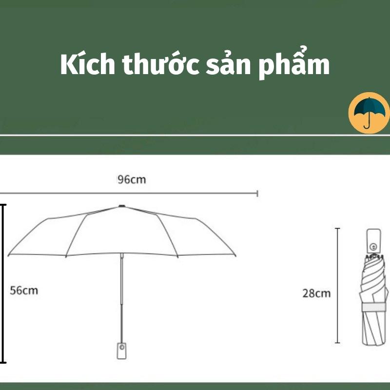 Ô Dù Chống Tia UV Tự Động Nút Bấm 2 Chiều