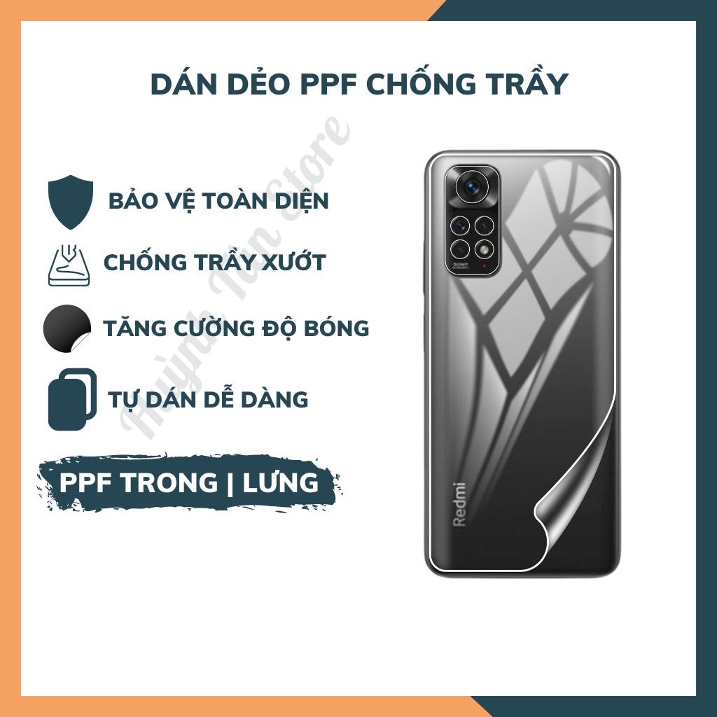 Dán dẻo PPF Redmi Note 11 4G trong suốt hoặc nhám , chống trầy xướt, giữ nguyên vẻ đẹp ban đầu
