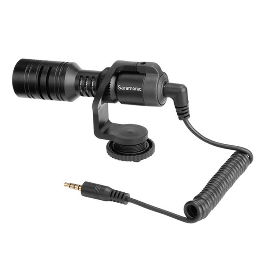 Micro Video Mini Saramonic Vmic Mini Cho Máy Ảnh DSLR Và Điện Thoại - Hàng Chính Hãng