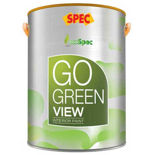 Sơn nội thất mờ cổ điển cao cấp Spec Go Green View 4.5L  màu 001
