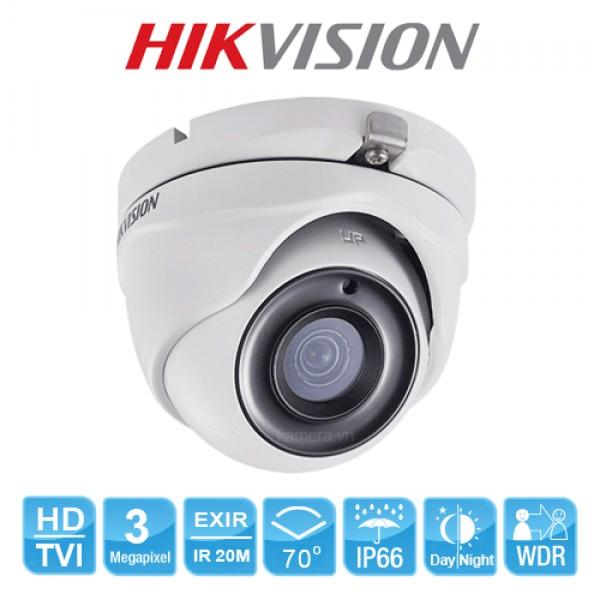 Camera HD-TVI Dome hồng ngoại 3.0 Megapixel HIKVISION DS-2CE56F1T-ITM - HÀNG CHÍNH HÃNG