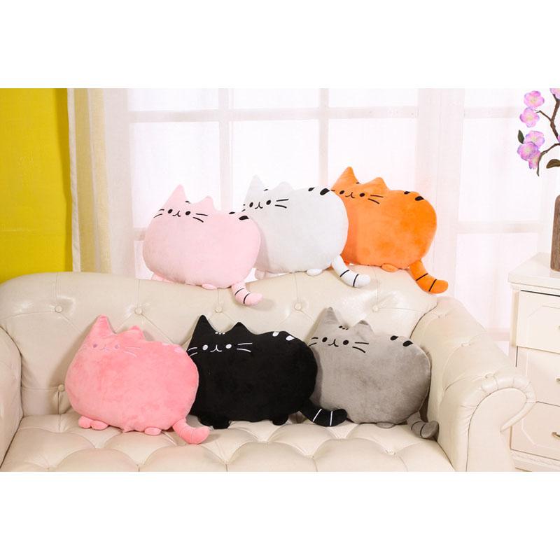 Hoạt Hình Dễ Thương Mèo Gối Đầm Mèo Lưng Gối Đệm Trẻ Em Xem Truyền Hình Ghế Văn Phòng Miếng Tựa Lưng Gối Thắt Lưng