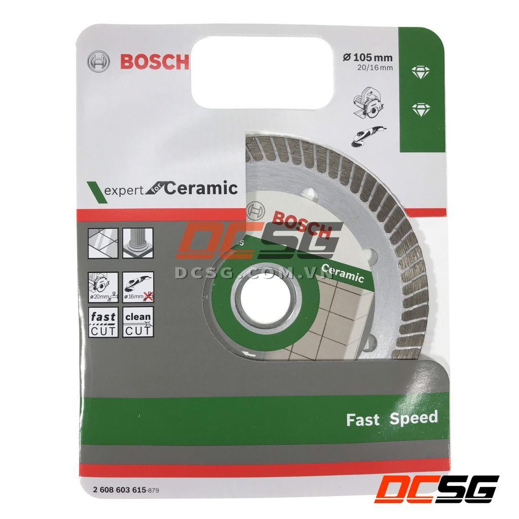 Đĩa cắt kim cương Turbo 105x16mm Ceramic Bosch 2608603615 | DCSG