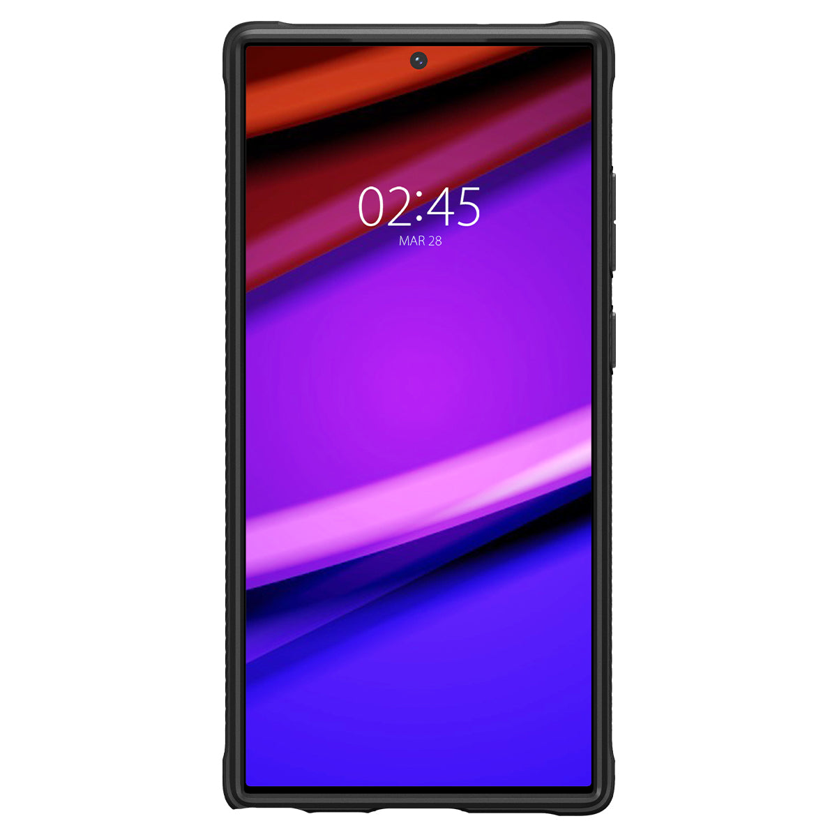 Ốp Lưng Spigen Dành Cho Samsung Galaxy S23 Ultra, Spigen Rugged Armor Matte Black - Hàng Chính Hãng