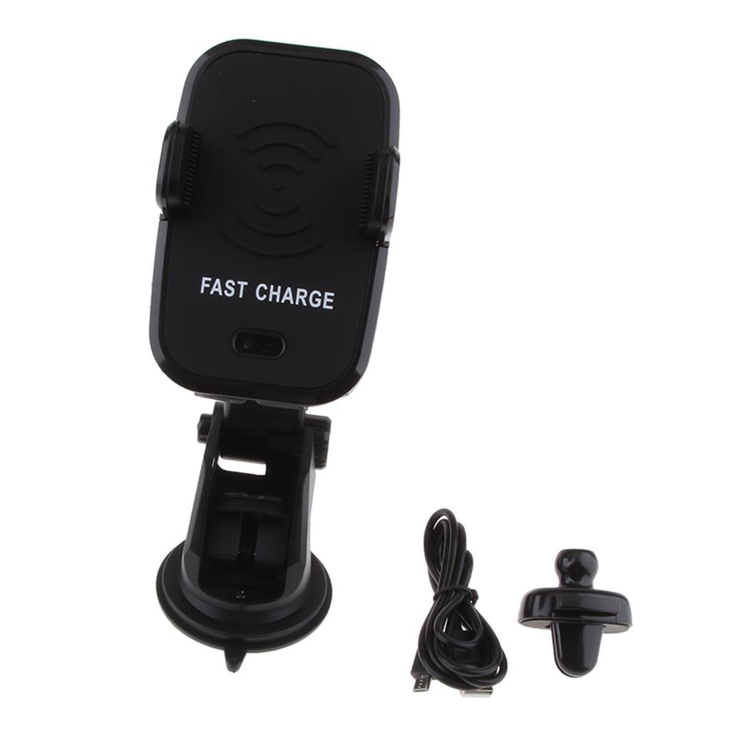 Car Holder Universal Car Ventilation Rotation 360 ° Adjustable Wireless Car Charger Mount Automatic Induction Charging Air Vent Bracket