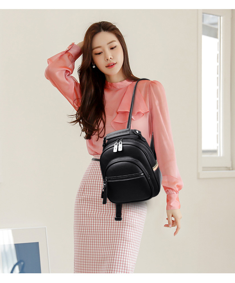 Balo Nữ Mini Thời Trang Da PU Mềm Cao Cấp Nhiều Ngăn Tiện Dụng UYÊNVÂN 0802