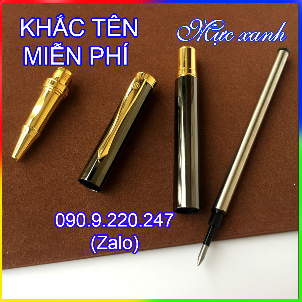 Bút Ký Tên Dạ Bi Kim Loại Phủ Sơn Bóng Cao Cấp B&J BJ002 dành cho doanh nhân, khẳng định đẳng cấp cá nhân, ngòi viết 0.5mm, thiết kế độc lạ