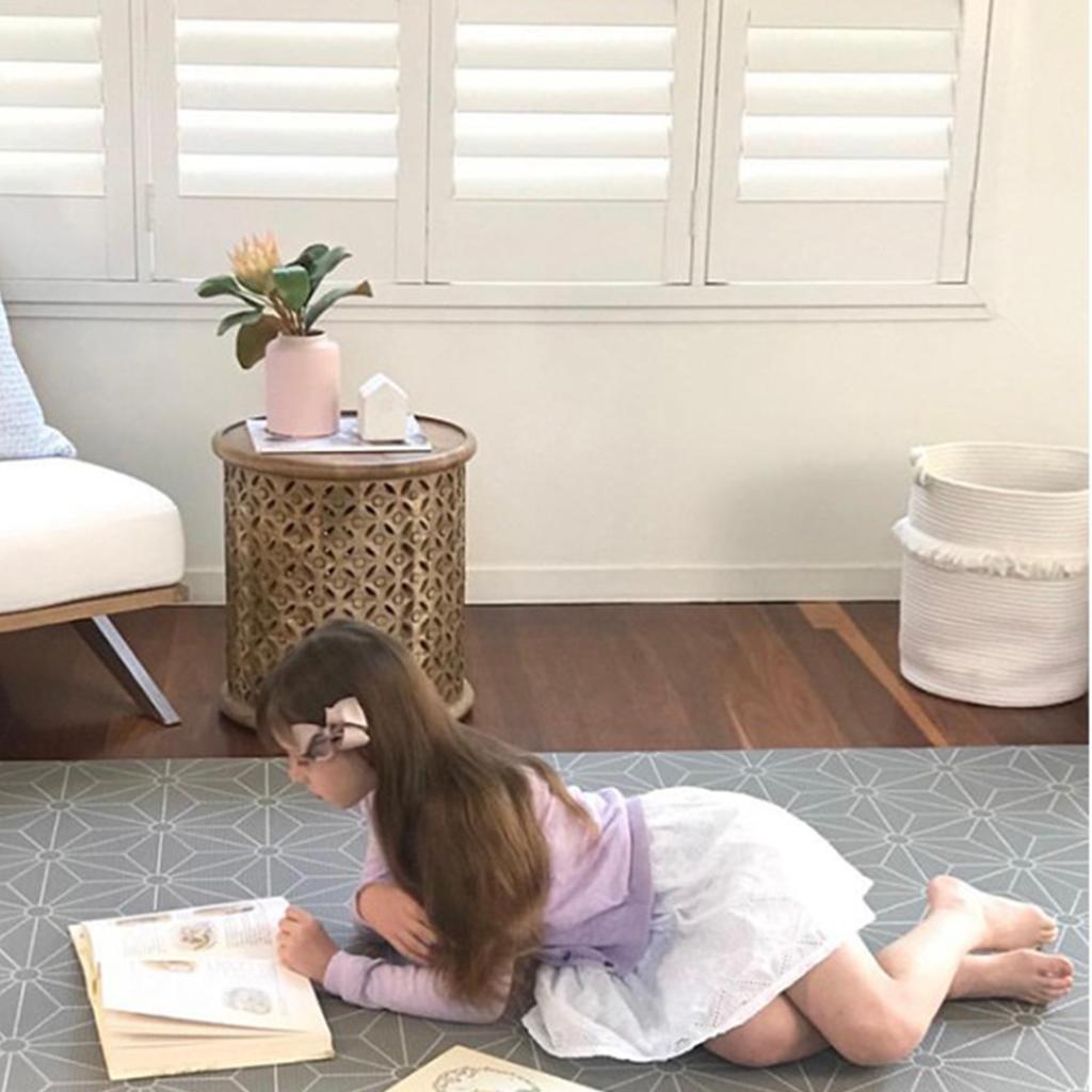 Weave Laundry Basket Storage Bag Toy Basket Organizer Office Large Capacity