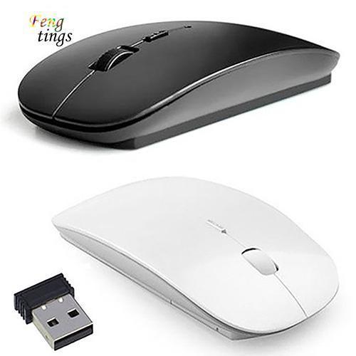 Chuột Không Dây Kết Nối Usb 2.4Ghz Siêu Mỏng Cho Máy Tính