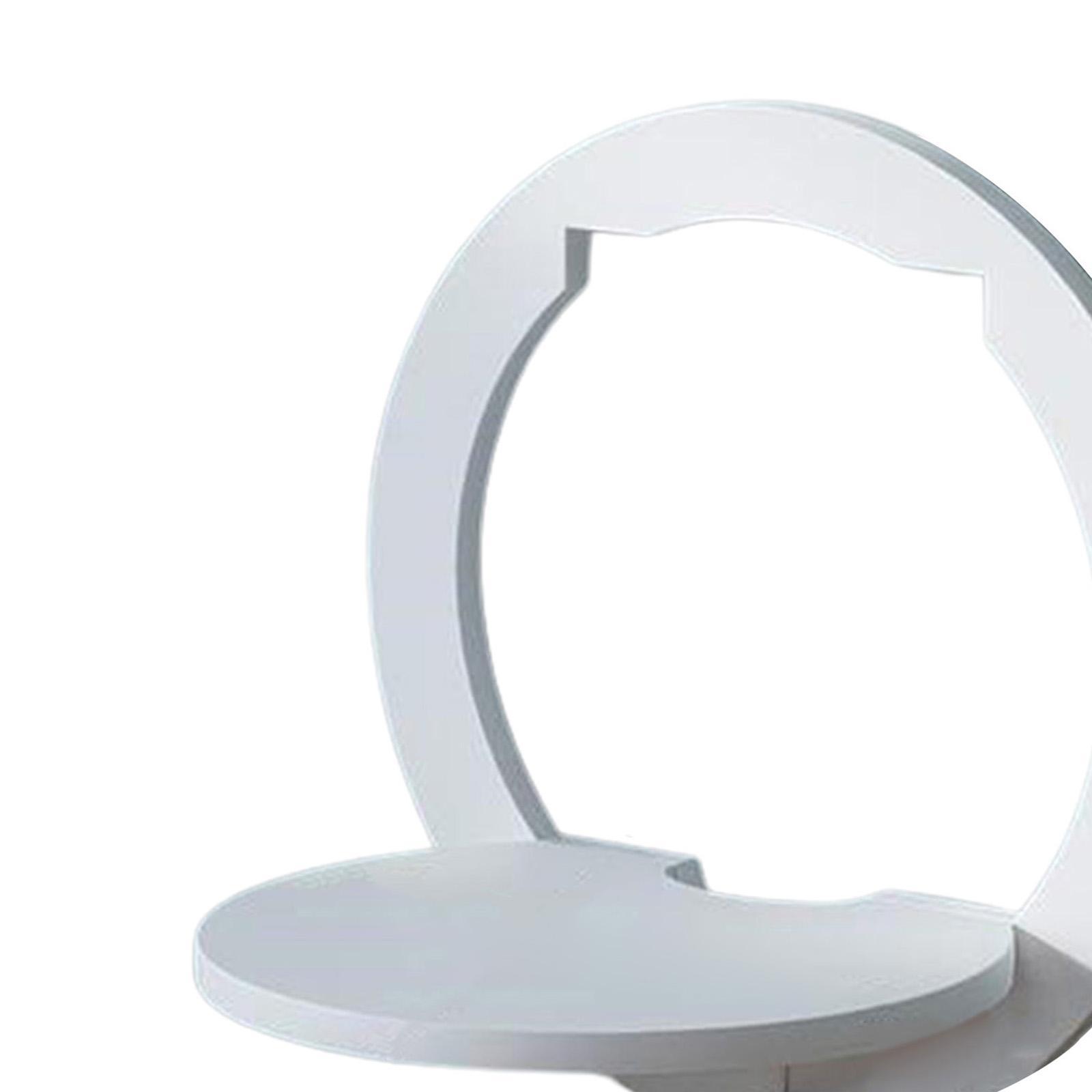 Geometric Shape Floating Wall Shelves Shelf Bedroom Storage Display - Round