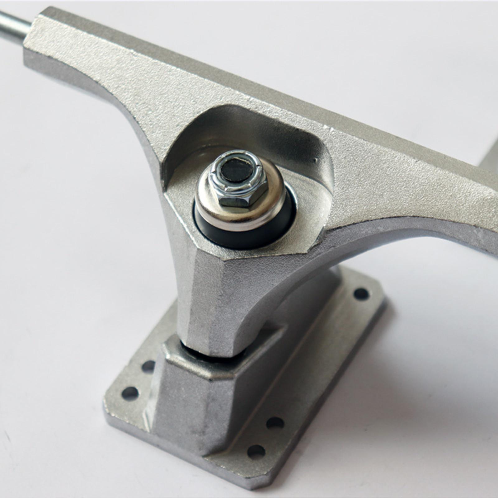 1Pair Skateboard Trucks 6.25 Hangar Aluminum Alloy for Longboard Deck Cruise
