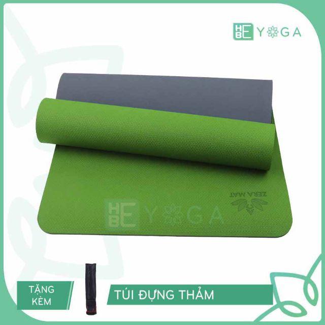 Thảm yoga TPE 2 lớp dày 8ly. Thảm yoga. HCM