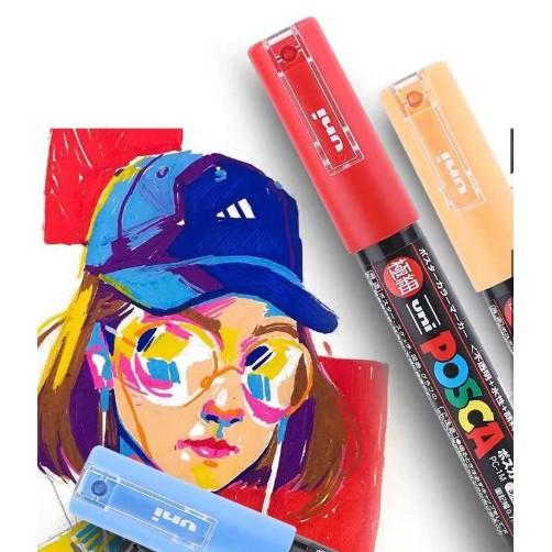 Bút Uni POSCA 3M chuyên vẽ giầy, vải, quần áo