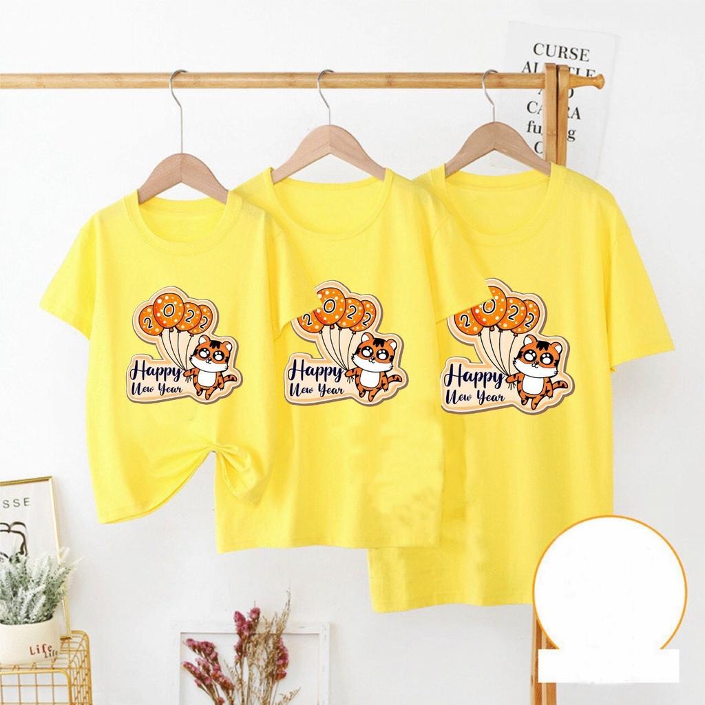Áo Gia Đình Cotton Áo Đôi Mùa Hè
