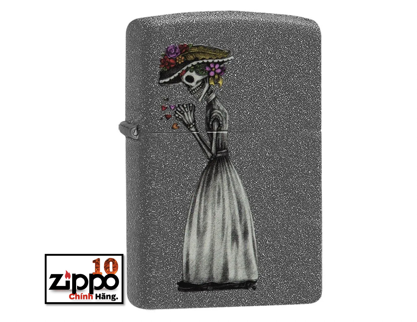 Bật lửa ZIPPO 28987 Iron Stone Couple - Chính hãng 100%