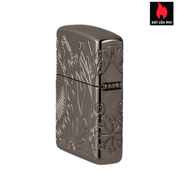 Bật Lửa Zippo 49689 – Zippo Wicca Design Armor Black Ice