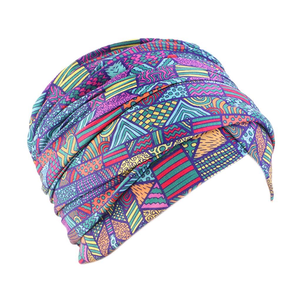 Ethnic Style Beanie Cap Hat Chemo Cap Skull Cap for Women