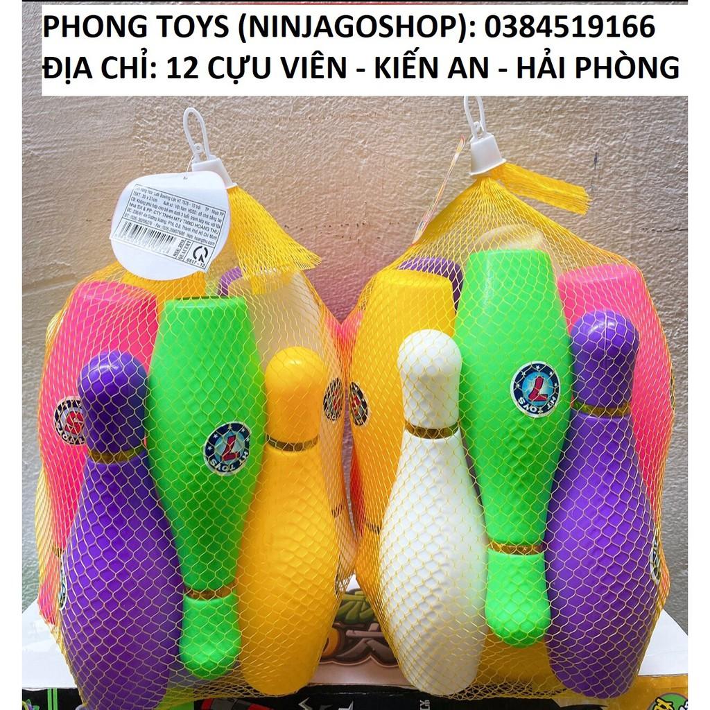 Bộ 10 quả bóng boling và 1 bóng tròn loại to cỡ lớn