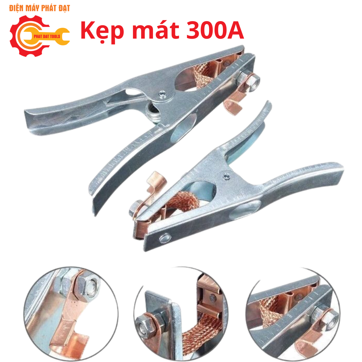  Kẹp mát máy hàn 300A - Loại tốt