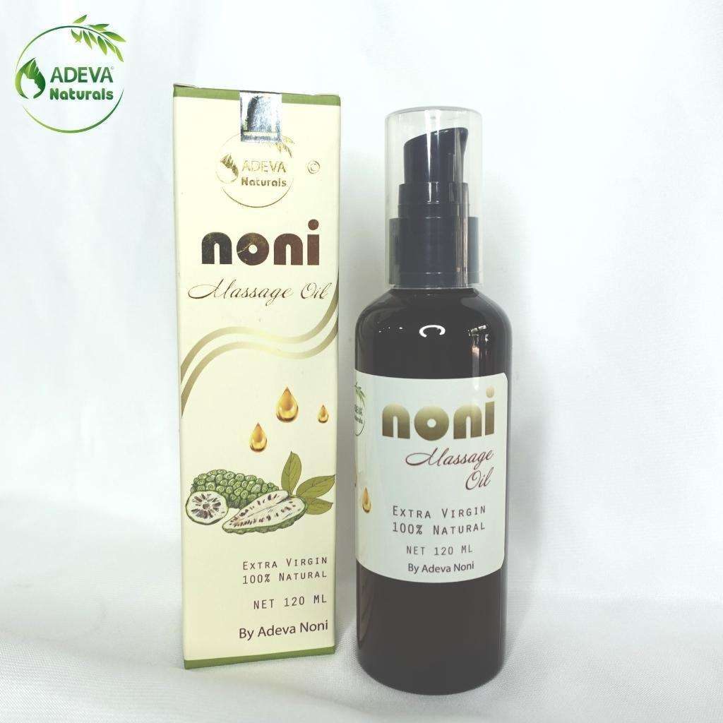 Dầu Massage Trái Nhàu ADEVA NONI MASSAGE OIL Chiết Xuất Trái Nhàu Cung Cấp Độ Ẩm Cho Da Căng, Mịn Màng 120ML