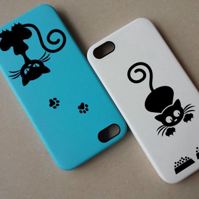 Giấy sticker mèo đen dán tường