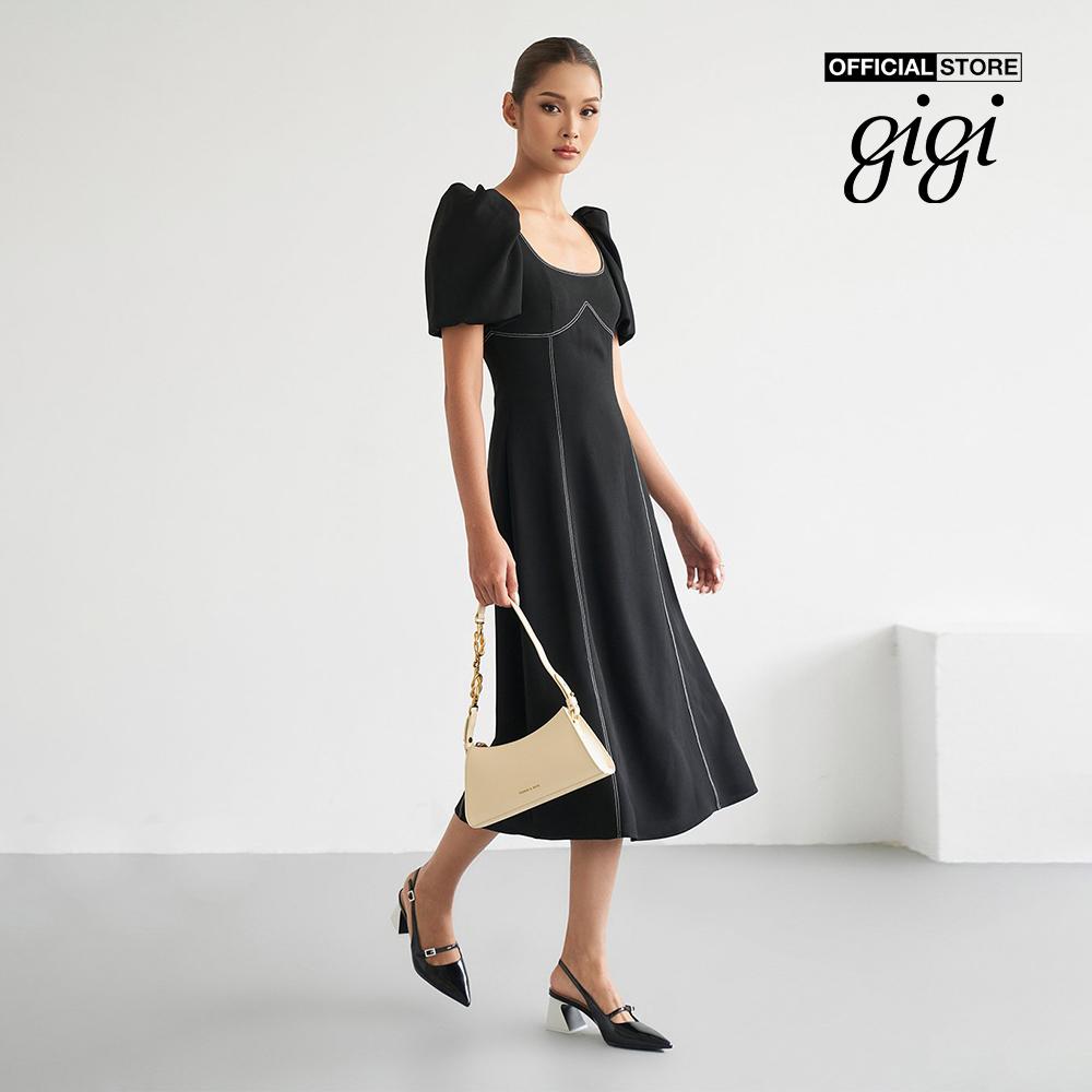 GIGI - Đầm midi ngắn tay phom ôm thời trang G2102D222192