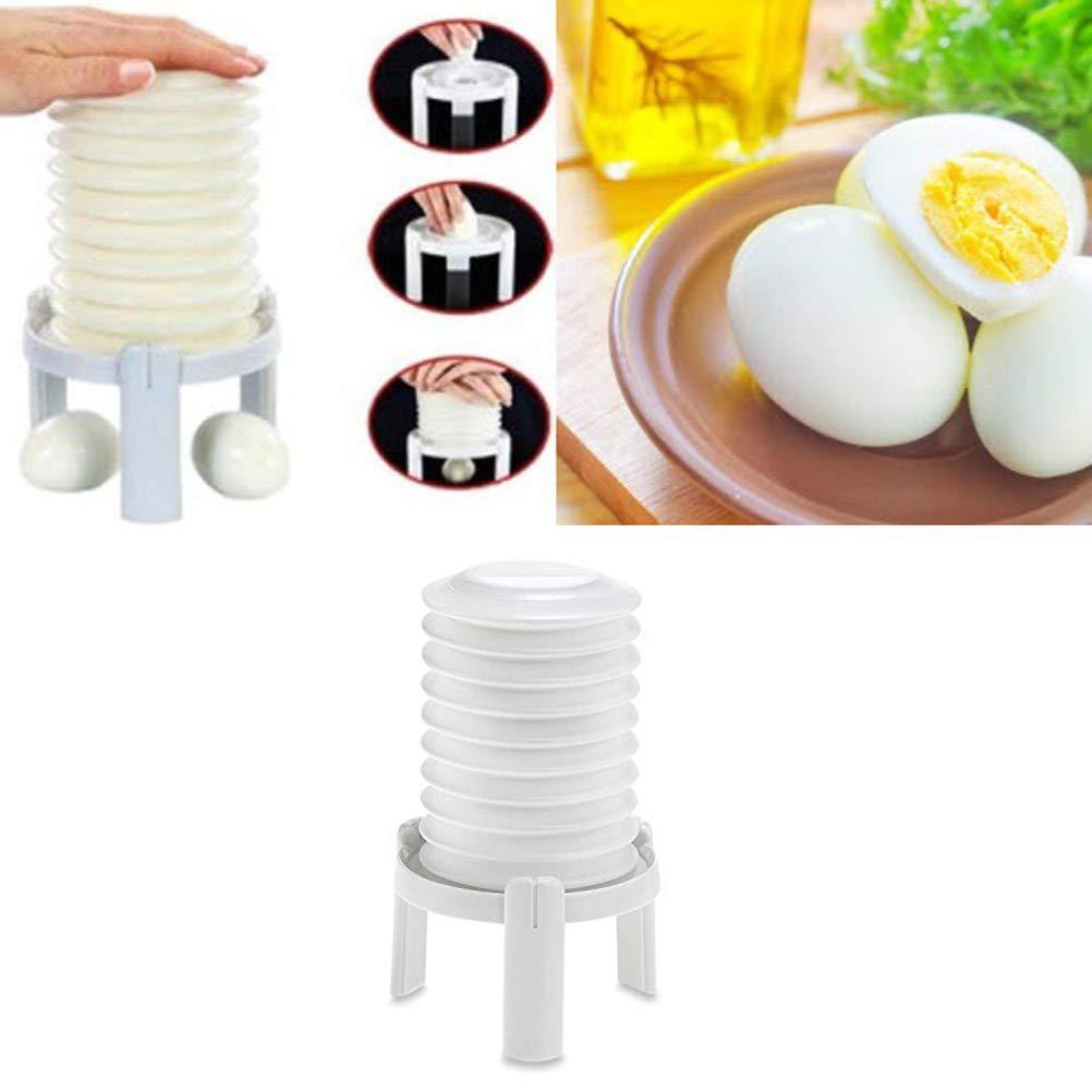 Gọt vỏ trứng cứng - vỏ trứng - bền và di động - dụng cụ nhà bếp để làm sạch trứng gà