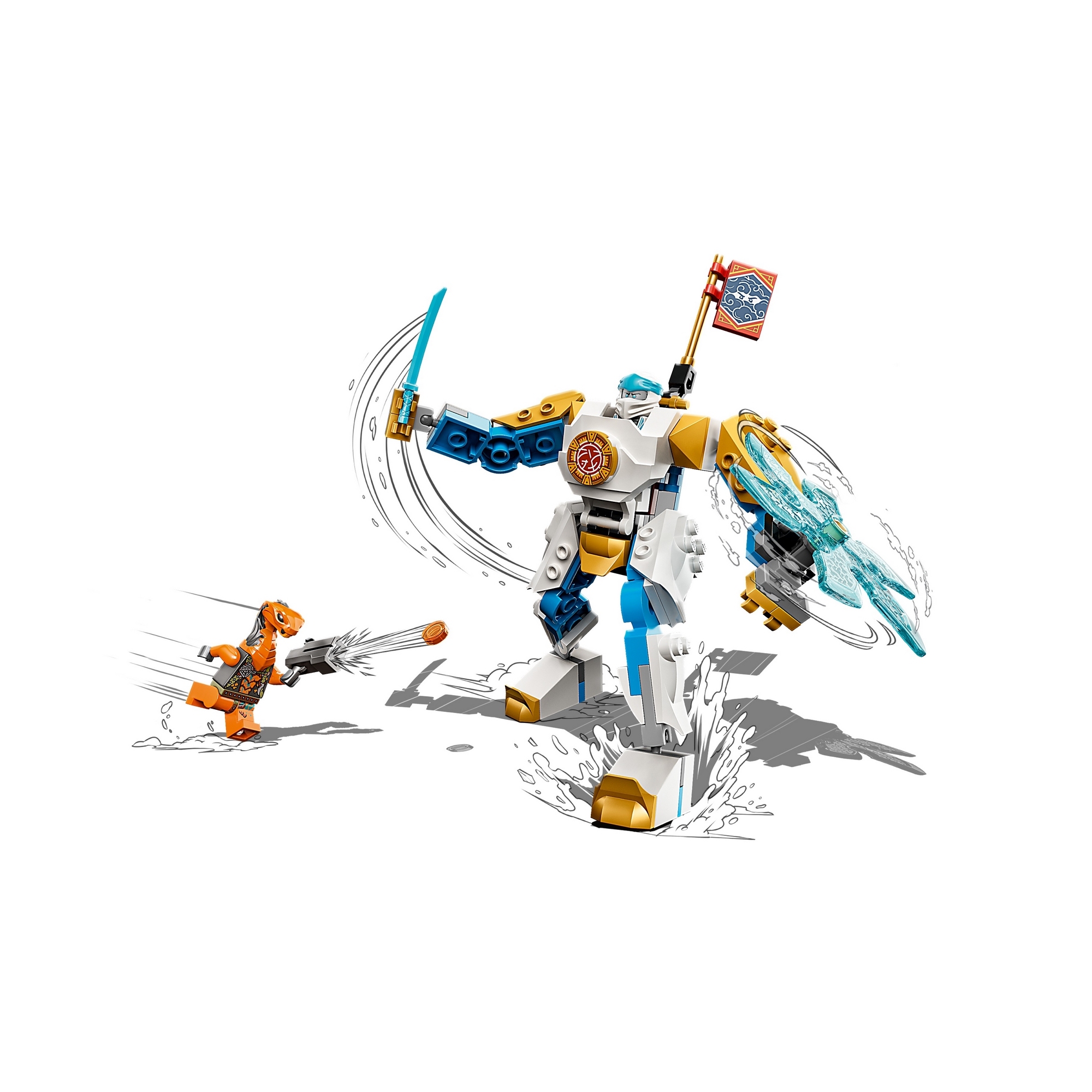 LEGO Ninjago 71761 Chiến giáp dũng mãnh của Zane (95 chi tiết)