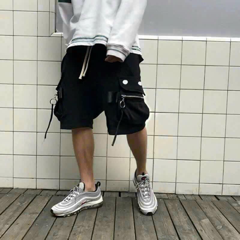 QUẦN SHORT KAKI TÚI HỘP PHỐI KHOÁ CO GIÃN