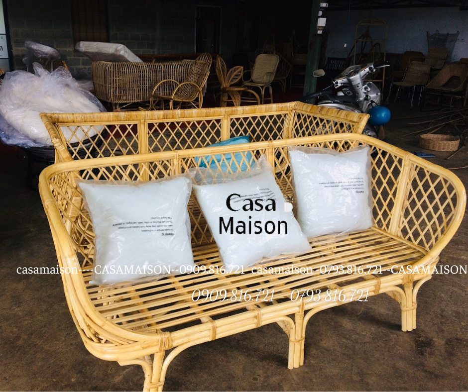 Ghế Tựa Mây Phong Cách Cổ Điển- Rattan Sofa In the Vintage Style - CH0014