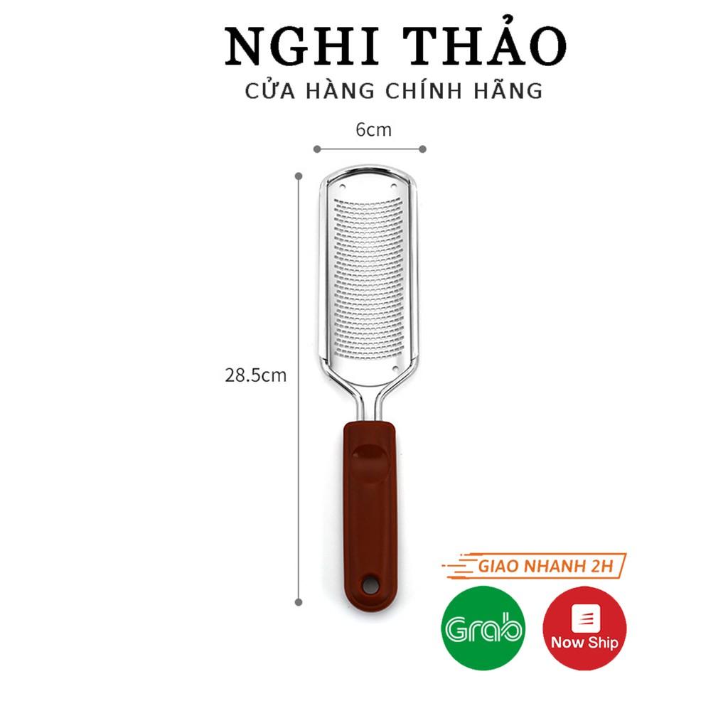 Chà gót chân , dụng cụ chà gót chân inox