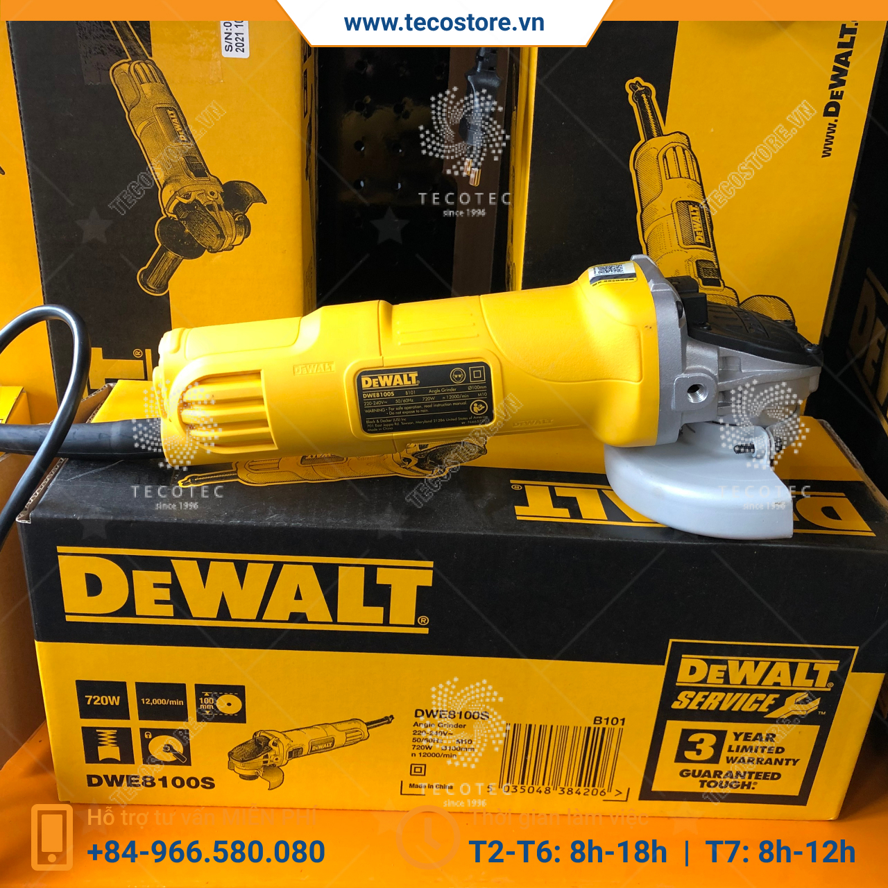 Máy mài góc DeWalt DWE8100S-B1