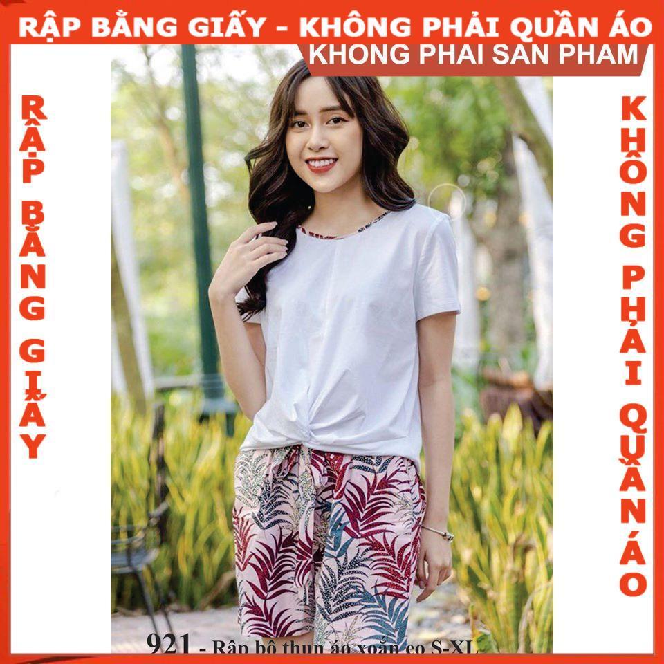 Rập giấy A0 bộ thun xoắn eo mã 921 (BẢN VẼ)