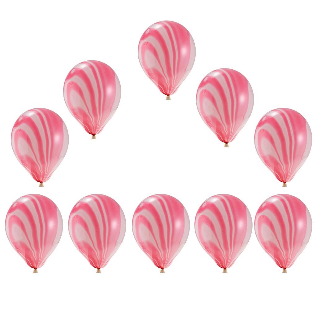 10pcs Agate Color Painted Latex Balloons Wedding Birthday Party Decor
