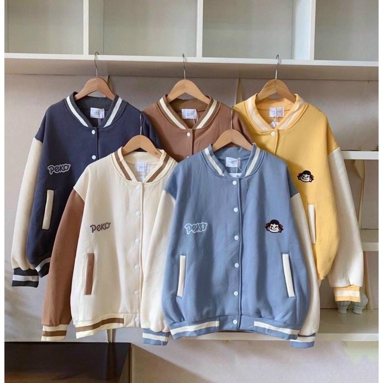 Áo khoác bomber nỉ ngoại