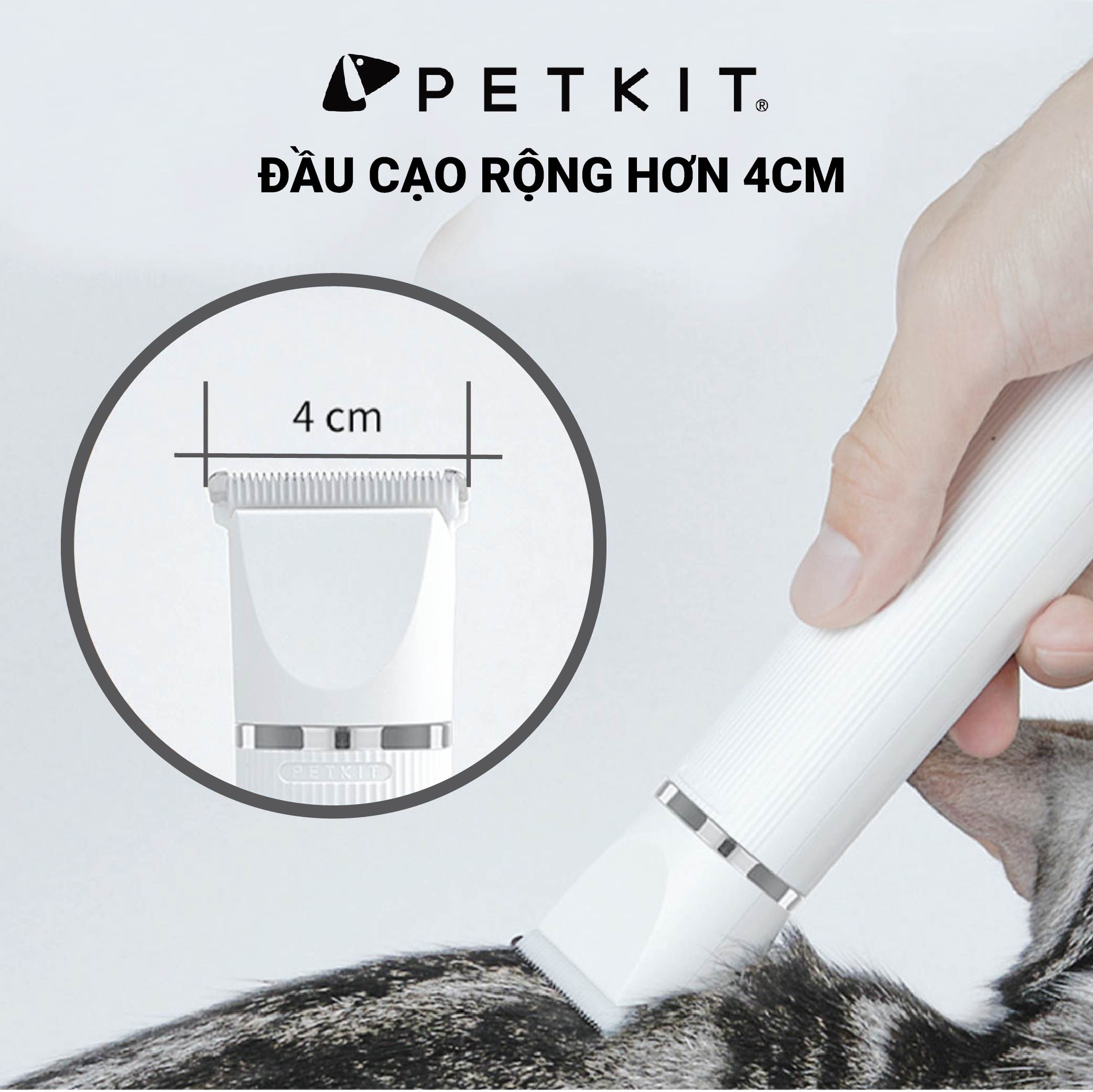 Tông Đơ Đa Năng PETKIT 2in1 Chuyên Dụng Cắt Tỉa Cho Chó Mèo Phiên Bản Pro 2023