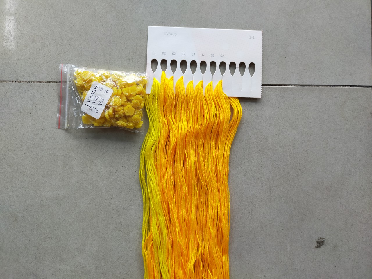 TRANH THÊU PHÚC LỘC THỌ - 126 x 43 cm - TỰ THÊU