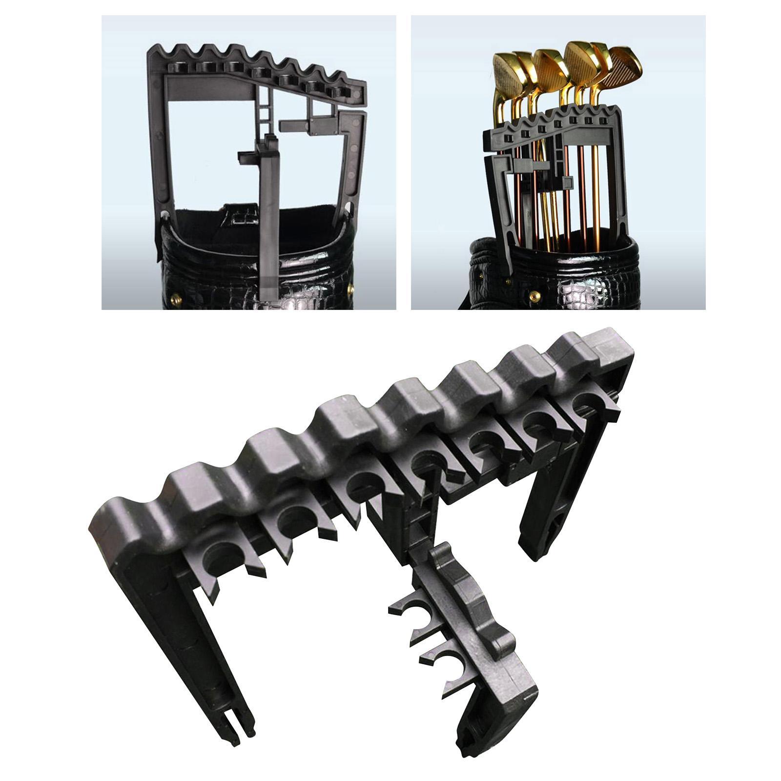 2x Durable Golf Club Organizers Clamp Holder Stand  Shafts Holder Accessory Tool for  Club Iron Driver  Sport Outdoor