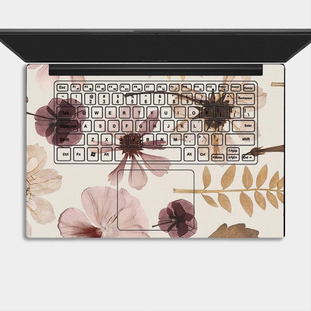 Miếng Dán Laptop Mẫu Hoa Lá HLH 017 - Skin Dán bảo vệ Laptop Dành cho tất cả các máy