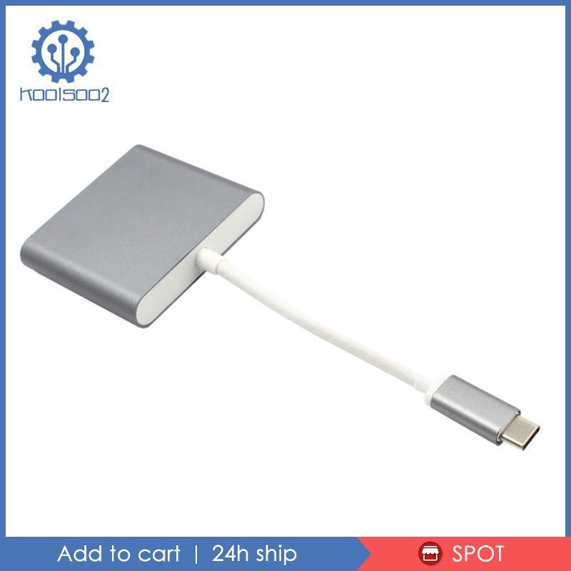 Type-c USB C to +USB3.0 Adapter Cable Converter Cord Support 4K for PC