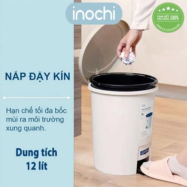 Thùng Rác Tròn Chân Đạp 6l Phù Hợp Văn Phòng, Gia Đình, Phòng Bếp Tiện Nghi Sang Trọng