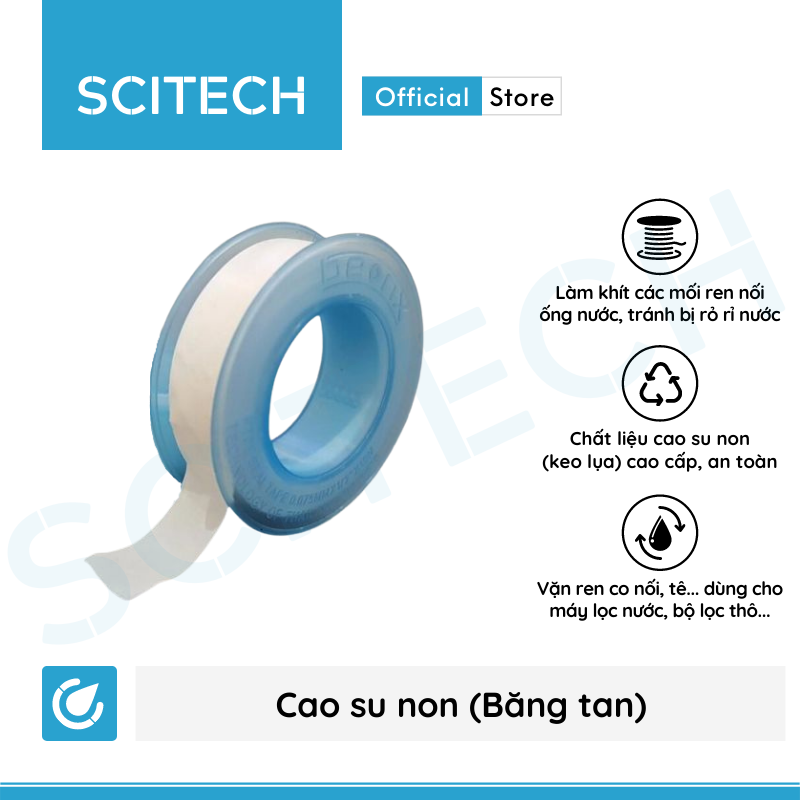 Bộ lọc nước sinh hoạt, bộ ba lọc thô 10 inch Prowatech by Scitech (3 cấp lọc) - Hàng chính hãng