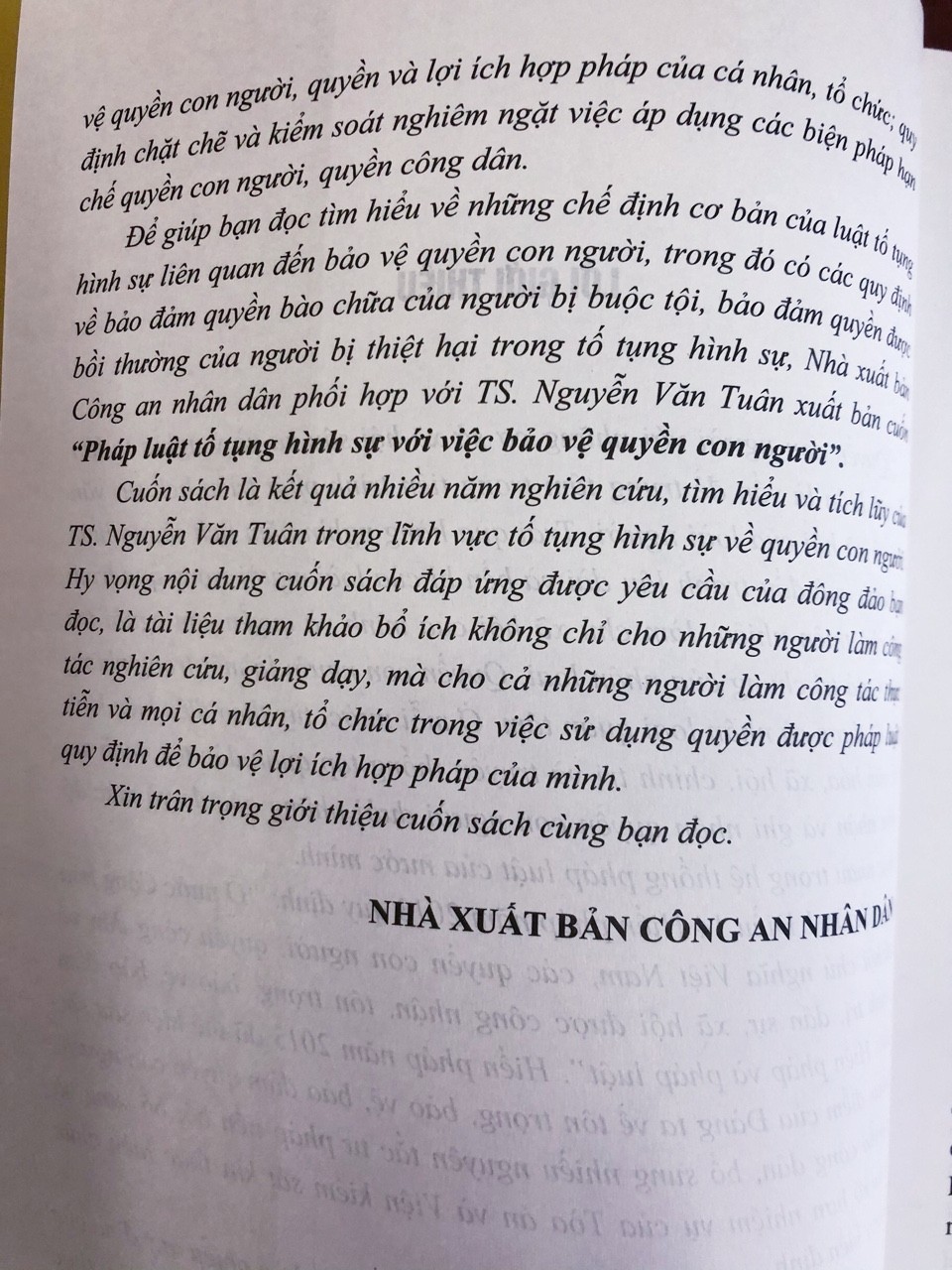 Pháp Luật Tố Tụng Hình Sự Với Việc Bảo Vệ Quyền Con Người