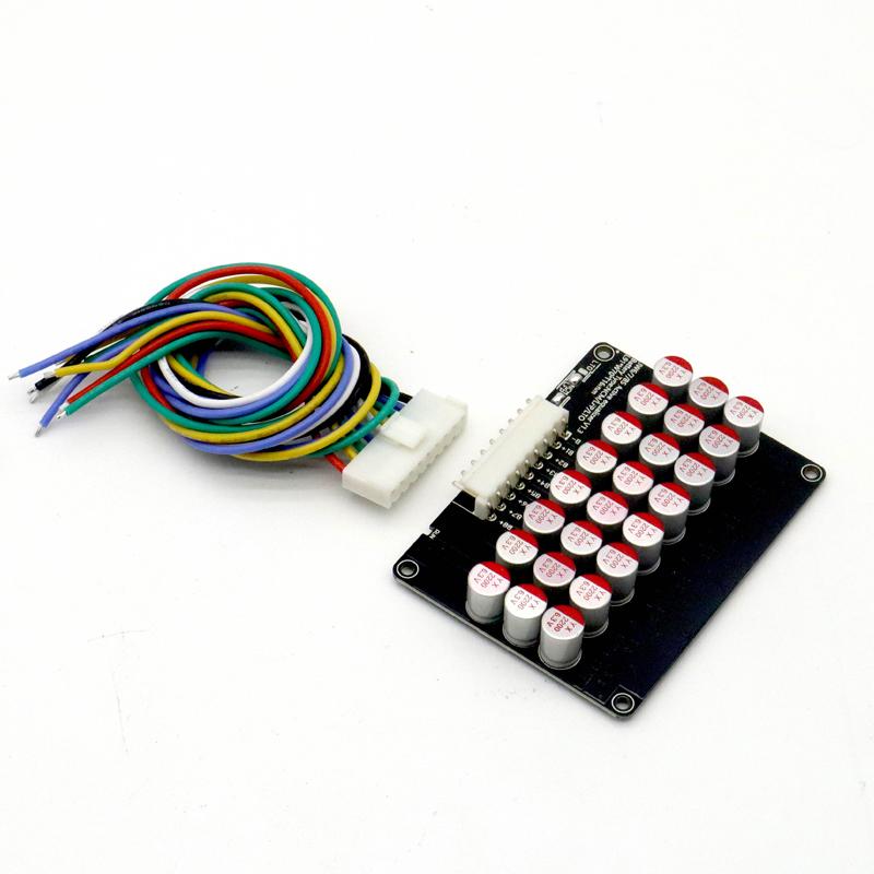 5A/7A Bảng cân bằng hoạt động Li-ion LiFePo4 Bộ cân bằng nhanh Bộ pin lithium 18650 Bộ cân bằng lưu trữ 4S 6S 8S 10S 14S 16S 21S Màu sắc: 16S 7A