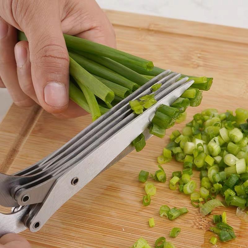 Kéo Cắt Hành Nhiều Lưỡi Đa Năng