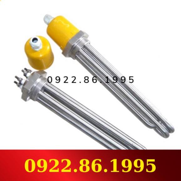 Điện trở đun nước , nồi nâu phở , Đun dầu nồi nấu cháo , dạng Củ ren, cụm ren inox Fi 48 hàng nhập