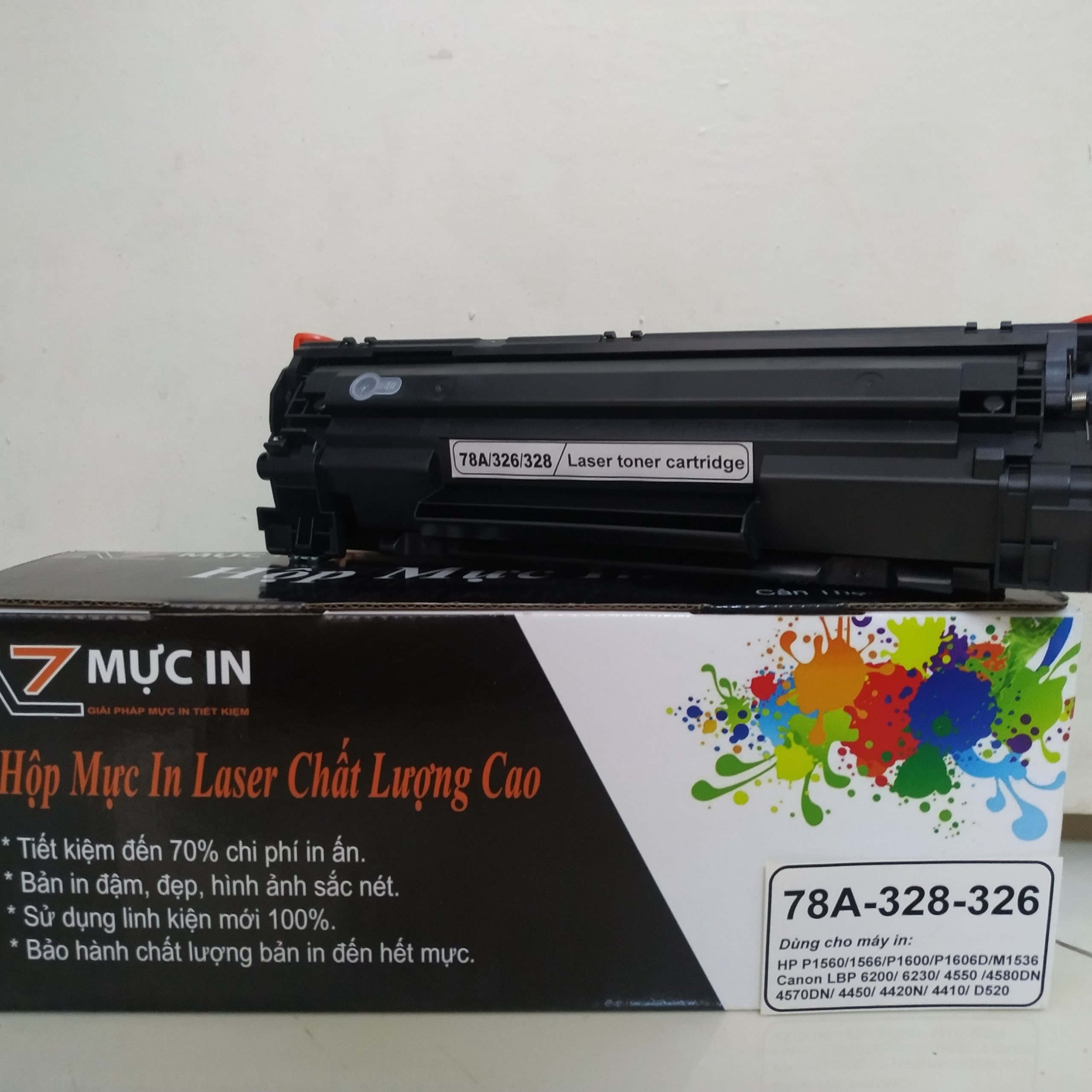 Hộp mực 78A có lỗ nạp mực