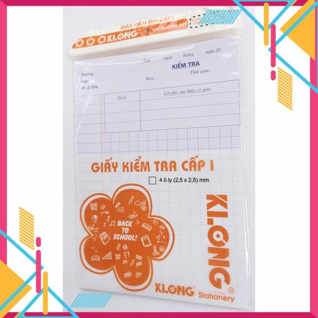 Giấy kiểm tra KLONG 4oly (2.5x2.5) 100/92; MS: 011N