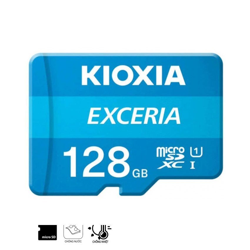 THẺ NHỚ KIOXIA MICRO SDHC EXCERIA UHS-I U1 512GB I 256GB I 128GB - CHUYÊN CAMERA, ĐIỆN THOẠI, MÁY ẢNH